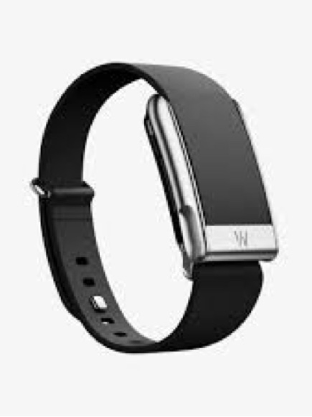 WHOOP Black Leather Luxe Band (Tapered/Women’s) with Silver MG Clasp